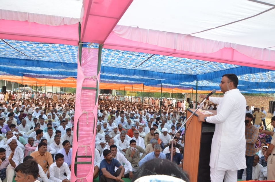  Haryana Assembly Election 2019 Sukhvinder Mandi सुखविंद्र मांढी ने शक्ति प्रदर्शन कर किया नामांकन