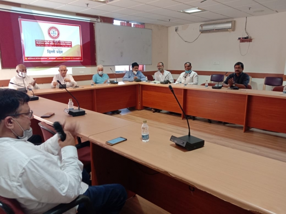 'फेडरेशन ऑफ़ आल इंडिया व्यापार मंडल' (फैम) की दिल्ली राज्य इकाई की 'टीम का ऐलान