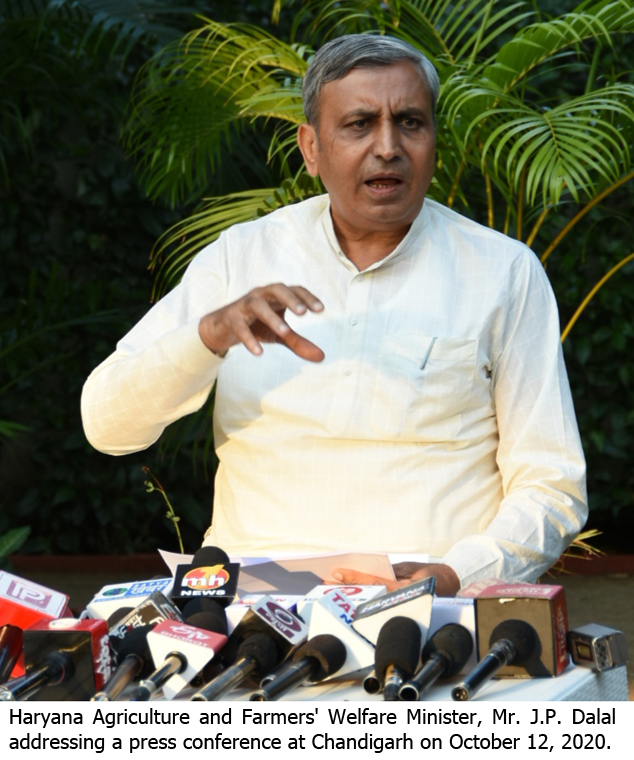 किसानों के नाम पर कांग्रेस ढ़ोग कर रही हैं : दलाल