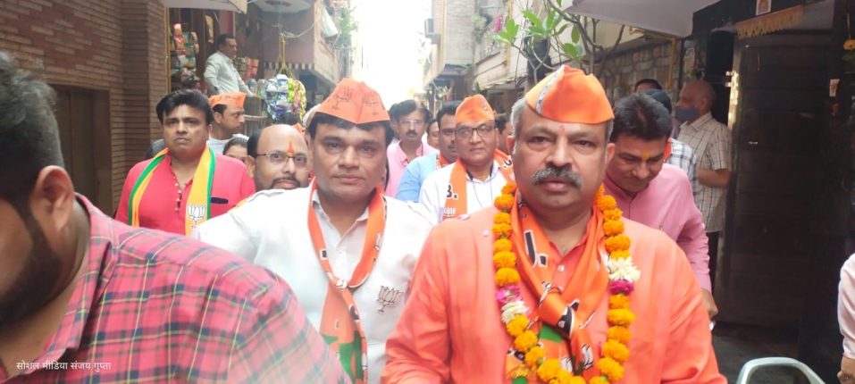 दिल्ली में केजरीवाल ने चार साल से वृद्धावस्था पेंशन बन्द कर दी है-डॉ. हर्षवर्धन