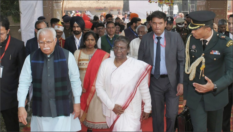 राष्ट्रपति द्रौपदी मुरमू ने ब्रह्मसरोवर के पावन तट पर की पूजा