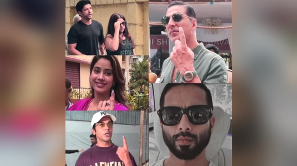 मुंबई में फिल्मी सितारों ने डाले वोट, लोगों से भी की मतदान की अपील