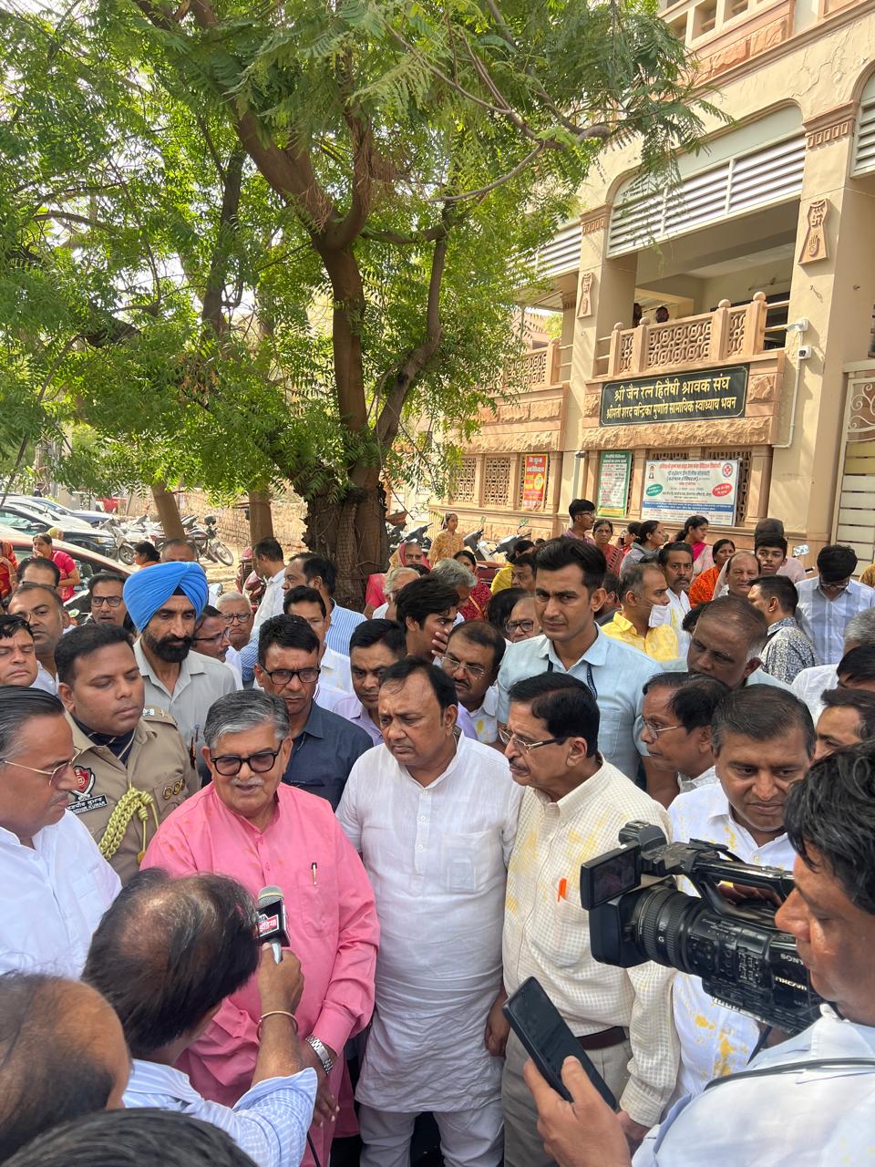 बांठिया ने पंजाब के राज्यपाल कटारिया का जोधपुर आगमन पर किया स्वागत
