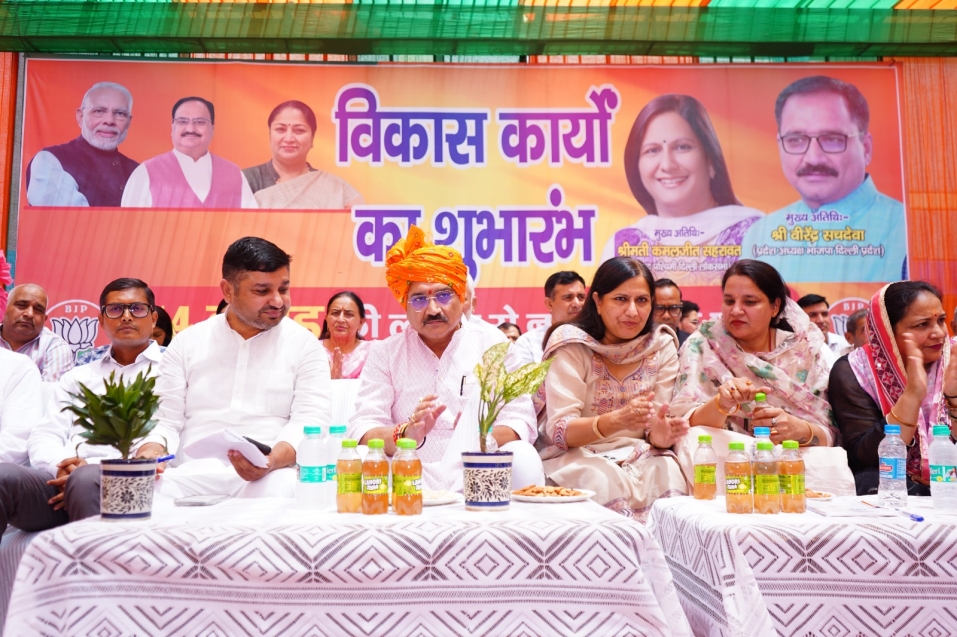 Jharoda Kalan में स्टेडियम बनने से  नजफगढ़ क्षेत्र के  खिलाड़ियों मंच  प्रैक्टिस कर वह अपनी प्रतिभा को और निखार सके - वीरेन्द्र सचदेवा