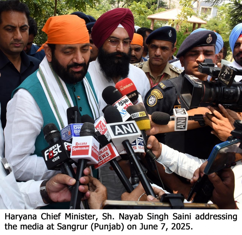 झूठ की बुनियाद पर बनी पंजाब सरकार का अब नहीं कोई जनाधार – मुख्यमंत्री नायब सिंह सैनी