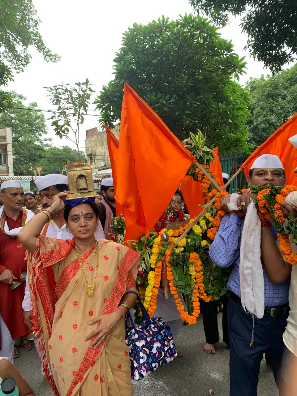 भक्ति में डूबी दिल्ली: राजधानी में निकली सांकेतिक आषाढ़ी वारी, विठ्ठल नाम में रंगे श्रद्धालु