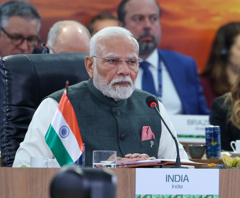 ब्रिक्स सम्मेलन में प्रधानमंत्री का संबोधन: जलवायु न्याय, वैश्विक स्वास्थ्य और ‘एक पेड़ मां के नाम’ जैसे अभियानों पर दिया जोर