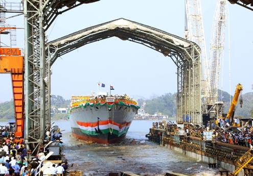 SAIL ने INS उदयगिरि और INS हिमगिरि के लिए सप्लाई किया 8,000 टन क्रिटिकल ग्रेड स्टील