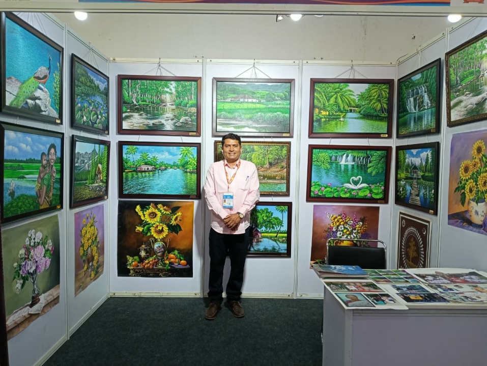  कलाकार वैभव तानाजी सांगळे अगर जिद और जुनून हो तो कोई भी बाधा बड़ी नहीं होती।