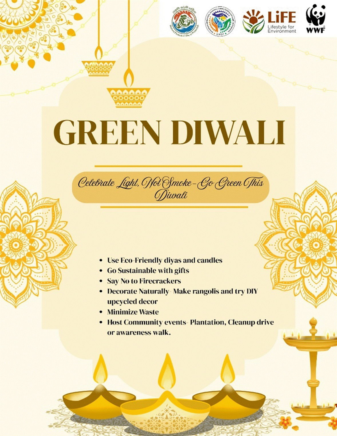 स्वच्छ, शुभ और हरित दीपावली की ओर — WWF-India का ‘Green Diwali’ अभियान नागरिकों को कर रहा प्रेरित