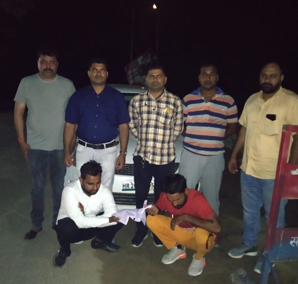 हरियाणा पुलिस को‌ मिली‌ बडी सफलता।
25 लाख रुपये की हेरोईन बरामद,चार काबू