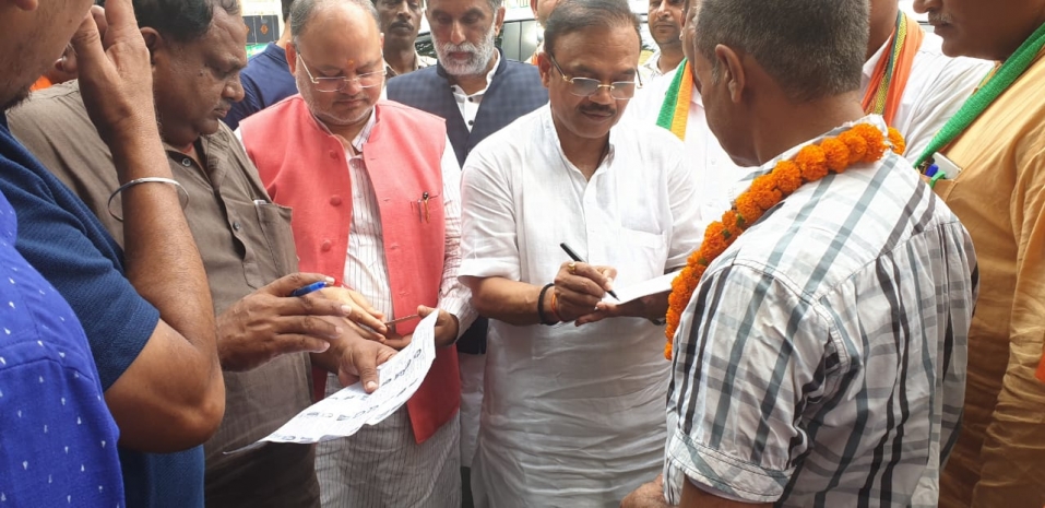 बीजेपी ने पलवल विधानसभा  से शुरु किया  पन्ना प्रमुख पंजीकरण अभियान

